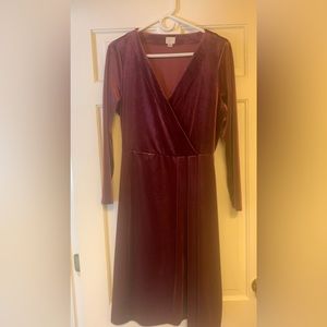 A New Day velvet midi dress excellent condition